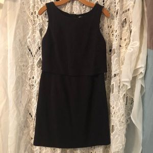 Banana Republic Black Zipper Detail Dress